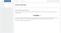 Desktop Screenshot of moodle.eworks.edu.au